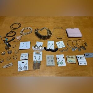 Bulk Jewelry Haul + Fossil Wallet Gold and Silver